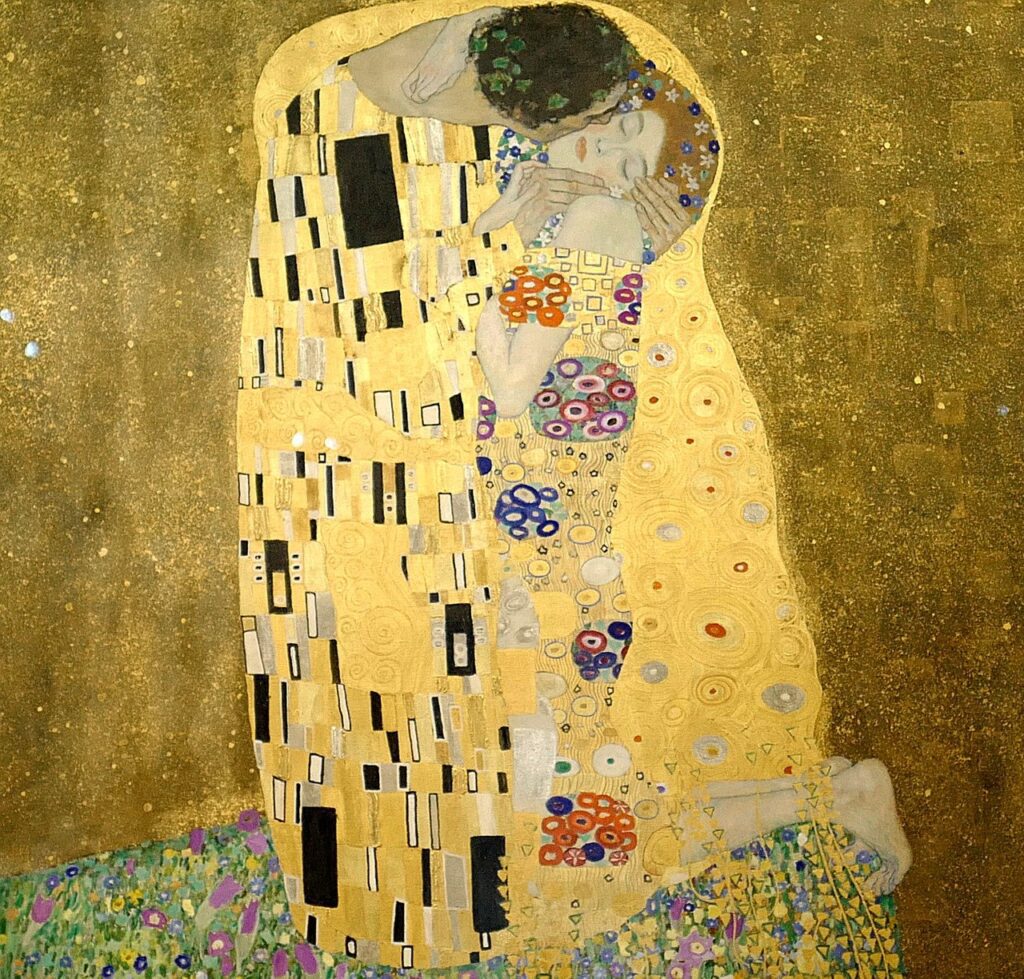 Palácio Belvedere - O beijo Gustavo Klimt